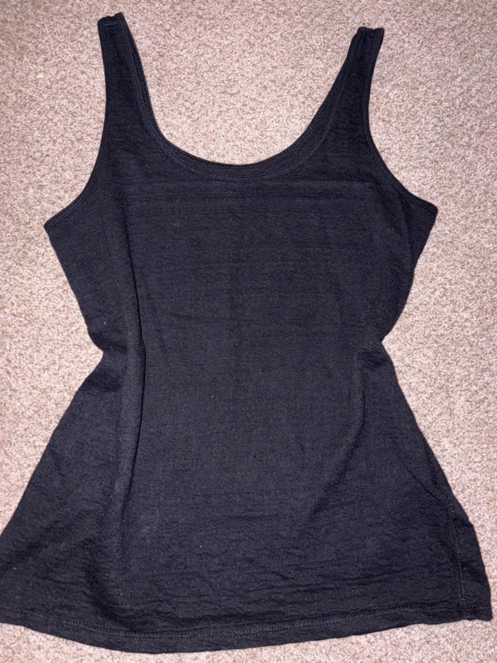 SO Black Women's Ribbed Scoop Tank Top